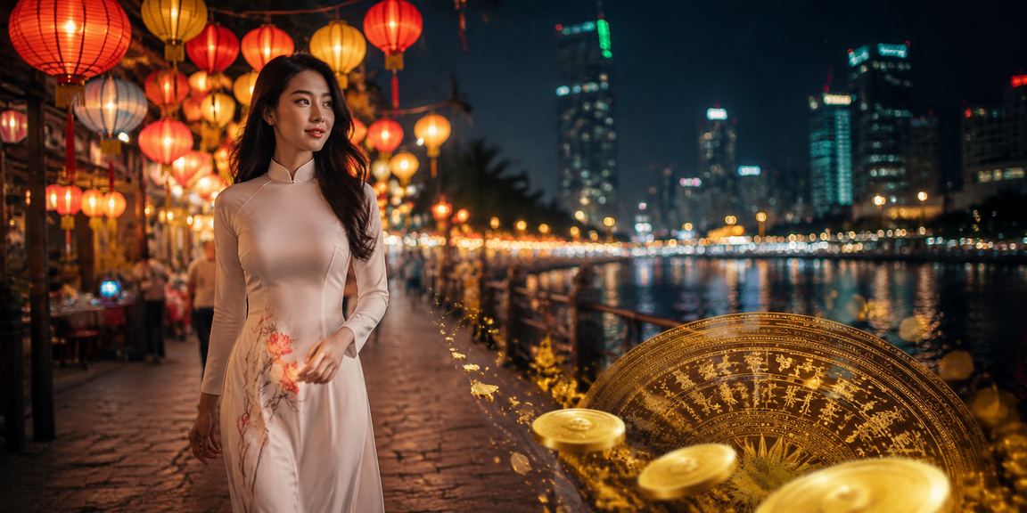 Không gian cược thể thao nhộn nhịp tại chợ đêm Hồ Chí Minh